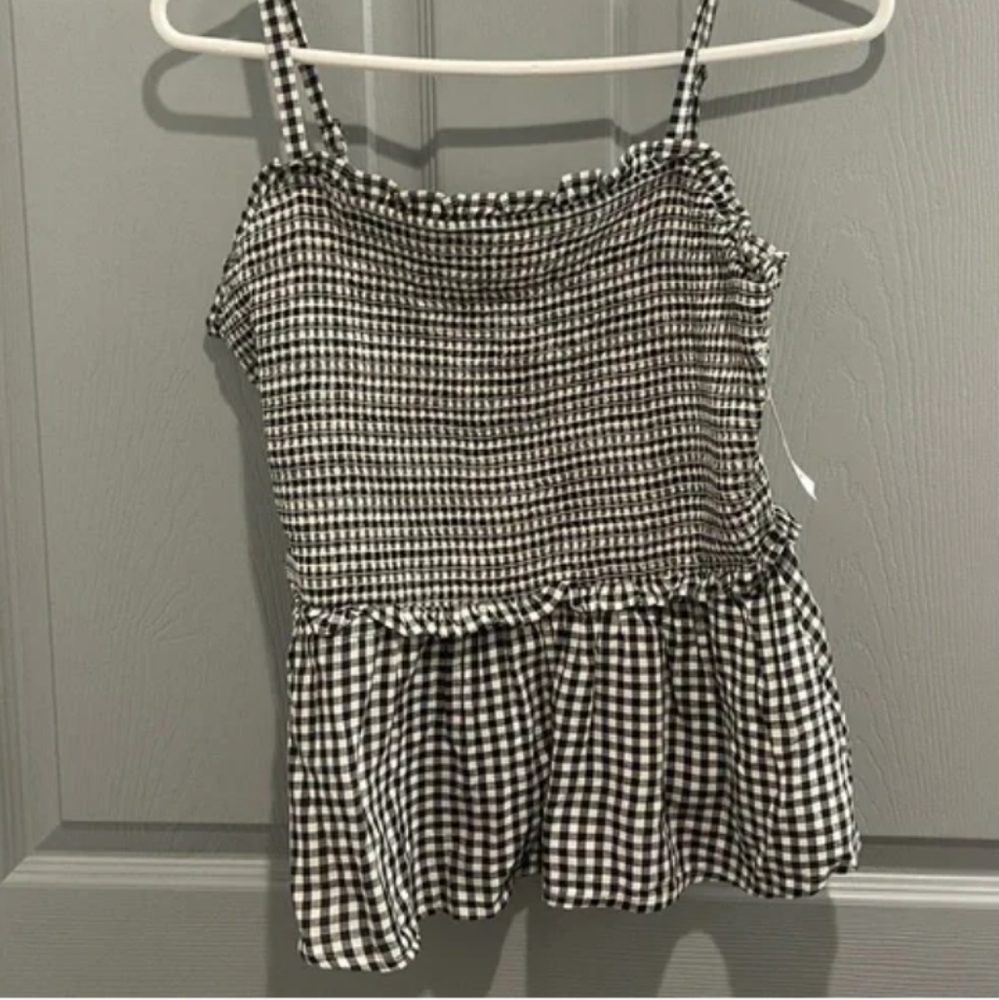 Peplum tank top